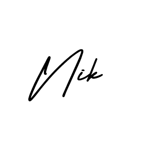 Once you've used our free online signature maker to create your best signature AmerikaSignatureDemo-Regular style, it's time to enjoy all of the benefits that Nik name signing documents. Nik signature style 3 images and pictures png