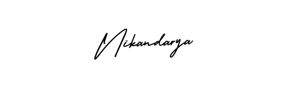 if you are searching for the best signature style for your name Nikandarya. so please give up your signature search. here we have designed multiple signature styles  using AmerikaSignatureDemo-Regular. Nikandarya signature style 3 images and pictures png