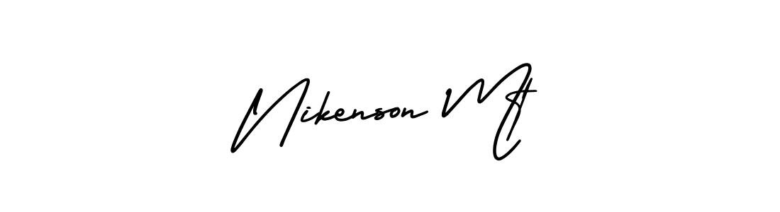Here are the top 10 professional signature styles for the name Nikenson Mt. These are the best autograph styles you can use for your name. Nikenson Mt signature style 3 images and pictures png