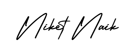 Create an unforgettable impression when signing with Niket Naik name styled in AmerikaSignatureDemo-Regular typography. 100% free online generator. Niket Naik signature style 3 images and pictures png