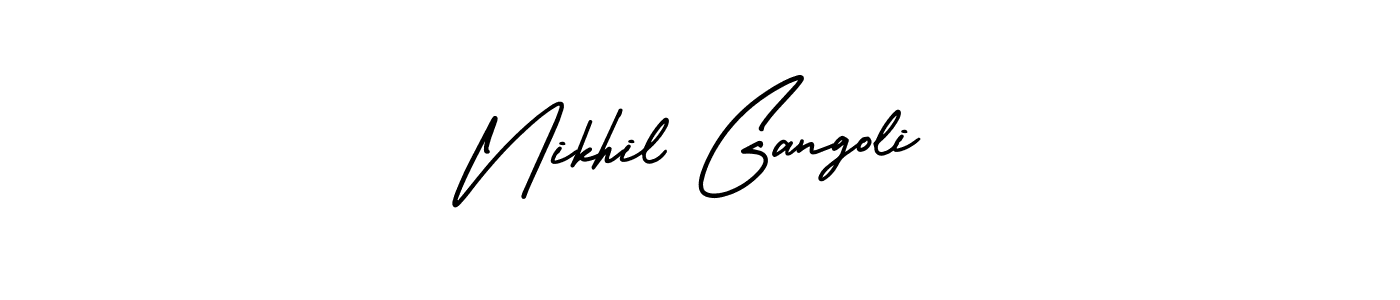 Once you've used our free online signature maker to create your best signature AmerikaSignatureDemo-Regular style, it's time to enjoy all of the benefits that Nikhil Gangoli name signing documents. Nikhil Gangoli signature style 3 images and pictures png