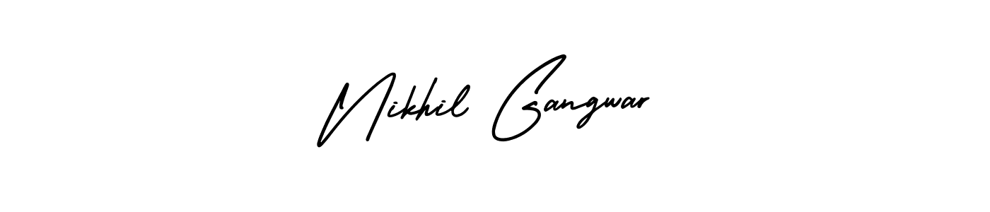 You can use this online signature creator to create a handwritten signature for the name Nikhil Gangwar. This is the best online autograph maker. Nikhil Gangwar signature style 3 images and pictures png