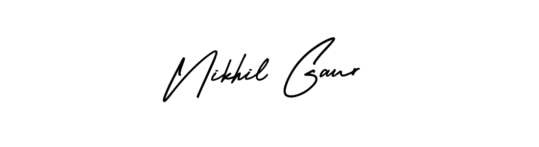 You can use this online signature creator to create a handwritten signature for the name Nikhil Gaur. This is the best online autograph maker. Nikhil Gaur signature style 3 images and pictures png