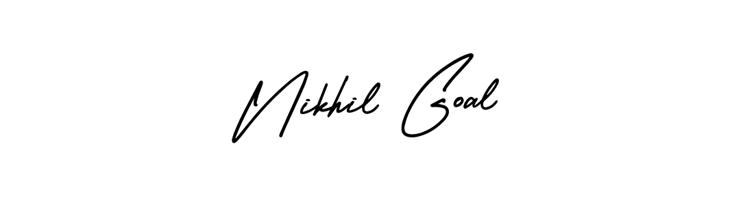 Use a signature maker to create a handwritten signature online. With this signature software, you can design (AmerikaSignatureDemo-Regular) your own signature for name Nikhil Goal. Nikhil Goal signature style 3 images and pictures png