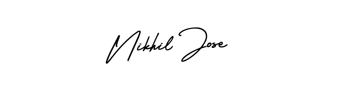 Here are the top 10 professional signature styles for the name Nikhil Jose. These are the best autograph styles you can use for your name. Nikhil Jose signature style 3 images and pictures png