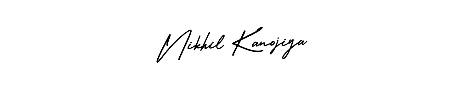 Make a short Nikhil Kanojiya signature style. Manage your documents anywhere anytime using AmerikaSignatureDemo-Regular. Create and add eSignatures, submit forms, share and send files easily. Nikhil Kanojiya signature style 3 images and pictures png