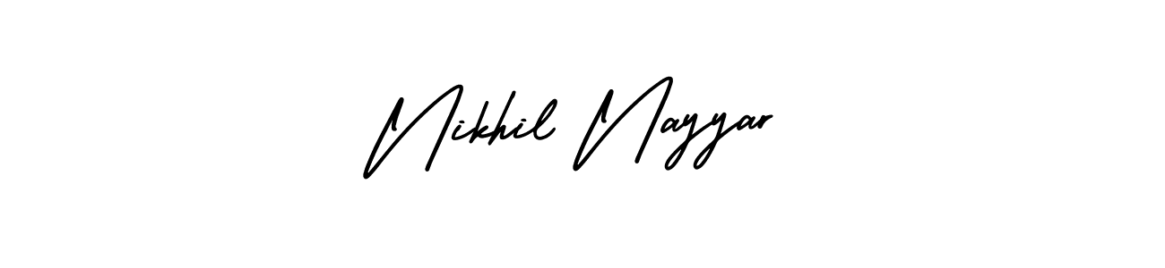 How to Draw Nikhil Nayyar signature style? AmerikaSignatureDemo-Regular is a latest design signature styles for name Nikhil Nayyar. Nikhil Nayyar signature style 3 images and pictures png