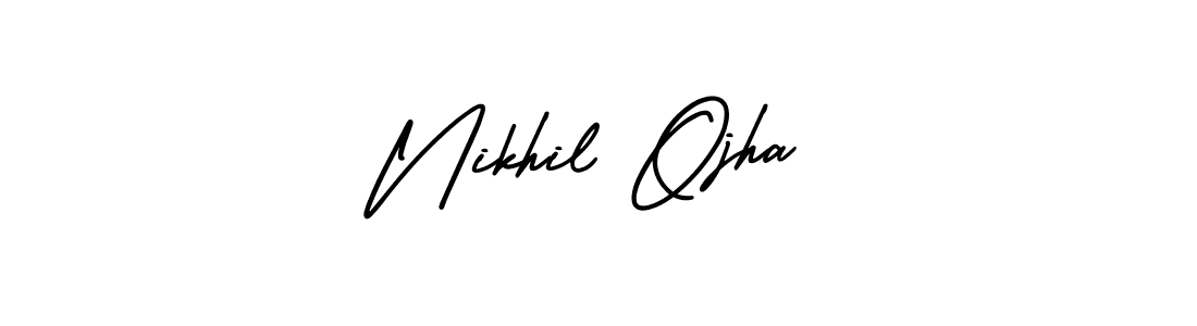 Make a short Nikhil Ojha signature style. Manage your documents anywhere anytime using AmerikaSignatureDemo-Regular. Create and add eSignatures, submit forms, share and send files easily. Nikhil Ojha signature style 3 images and pictures png