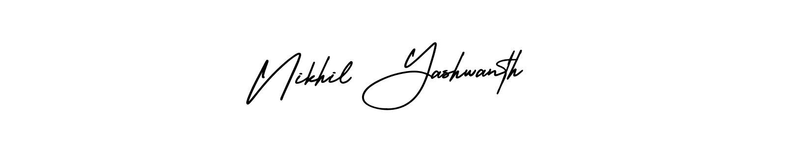 How to Draw Nikhil Yashwanth signature style? AmerikaSignatureDemo-Regular is a latest design signature styles for name Nikhil Yashwanth. Nikhil Yashwanth signature style 3 images and pictures png