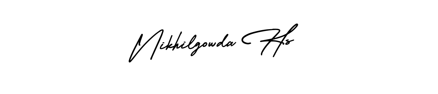 You can use this online signature creator to create a handwritten signature for the name Nikhilgowda Hs. This is the best online autograph maker. Nikhilgowda Hs signature style 3 images and pictures png