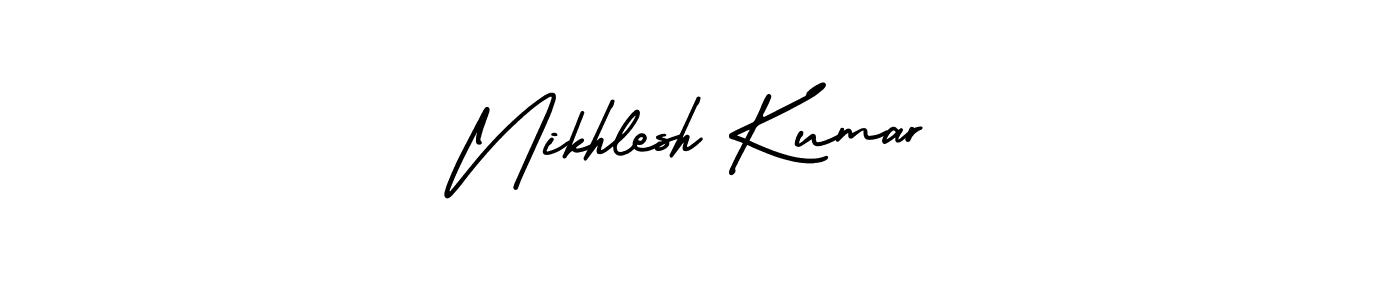 Best and Professional Signature Style for Nikhlesh Kumar. AmerikaSignatureDemo-Regular Best Signature Style Collection. Nikhlesh Kumar signature style 3 images and pictures png