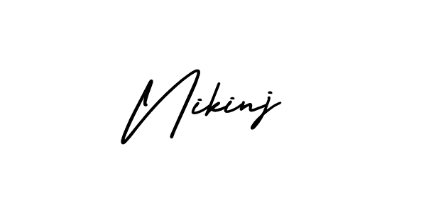 Here are the top 10 professional signature styles for the name Nikinj. These are the best autograph styles you can use for your name. Nikinj signature style 3 images and pictures png