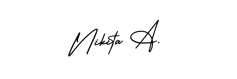 Also we have Nikita A. name is the best signature style. Create professional handwritten signature collection using AmerikaSignatureDemo-Regular autograph style. Nikita A. signature style 3 images and pictures png