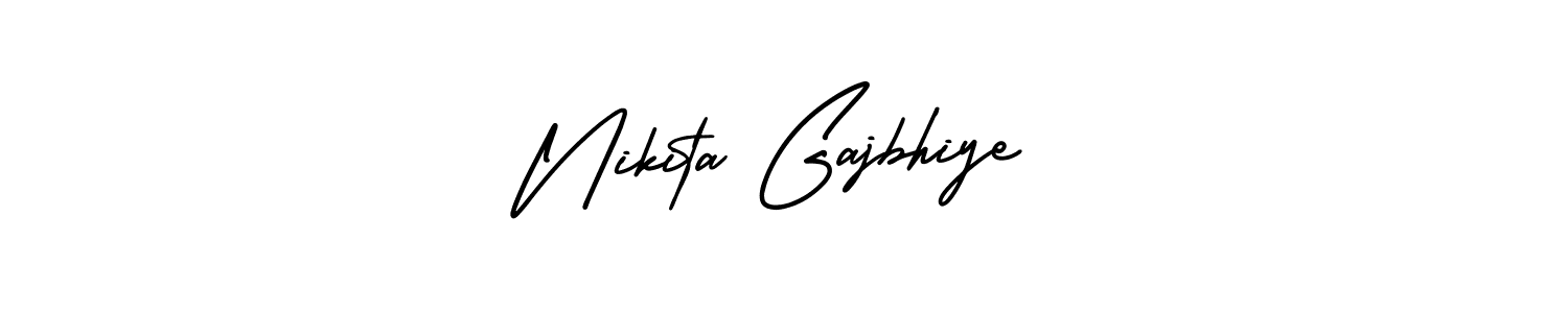 Make a beautiful signature design for name Nikita Gajbhiye. With this signature (AmerikaSignatureDemo-Regular) style, you can create a handwritten signature for free. Nikita Gajbhiye signature style 3 images and pictures png