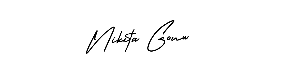 Also we have Nikita Gouw name is the best signature style. Create professional handwritten signature collection using AmerikaSignatureDemo-Regular autograph style. Nikita Gouw signature style 3 images and pictures png