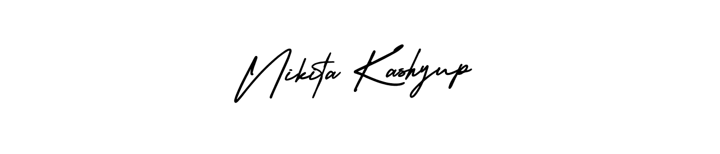 if you are searching for the best signature style for your name Nikita Kashyup. so please give up your signature search. here we have designed multiple signature styles  using AmerikaSignatureDemo-Regular. Nikita Kashyup signature style 3 images and pictures png