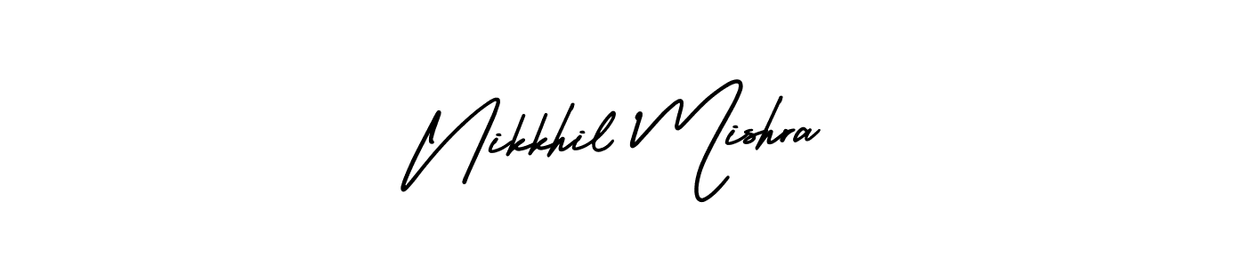 if you are searching for the best signature style for your name Nikkhil Mishra. so please give up your signature search. here we have designed multiple signature styles  using AmerikaSignatureDemo-Regular. Nikkhil Mishra signature style 3 images and pictures png
