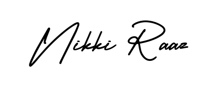 Style your name Nikki Raaz with confidence using AmerikaSignatureDemo-Regular signature design. Simple, elegant, and ready for immediate document use. Nikki Raaz signature style 3 images and pictures png