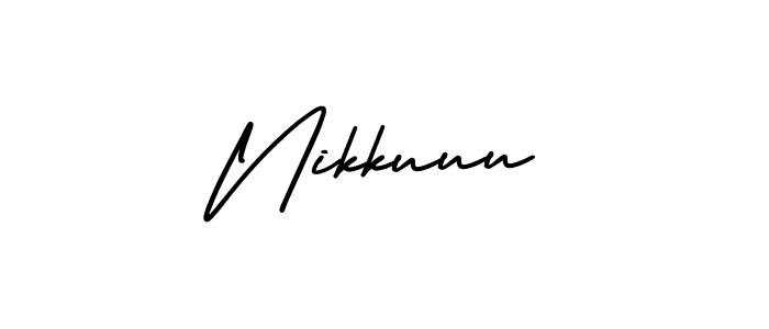 AmerikaSignatureDemo-Regular is a professional signature style that is perfect for those who want to add a touch of class to their signature. It is also a great choice for those who want to make their signature more unique. Get Nikkuuu name to fancy signature for free. Nikkuuu signature style 3 images and pictures png