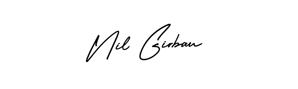 Also You can easily find your signature by using the search form. We will create Nil Girbau name handwritten signature images for you free of cost using AmerikaSignatureDemo-Regular sign style. Nil Girbau signature style 3 images and pictures png