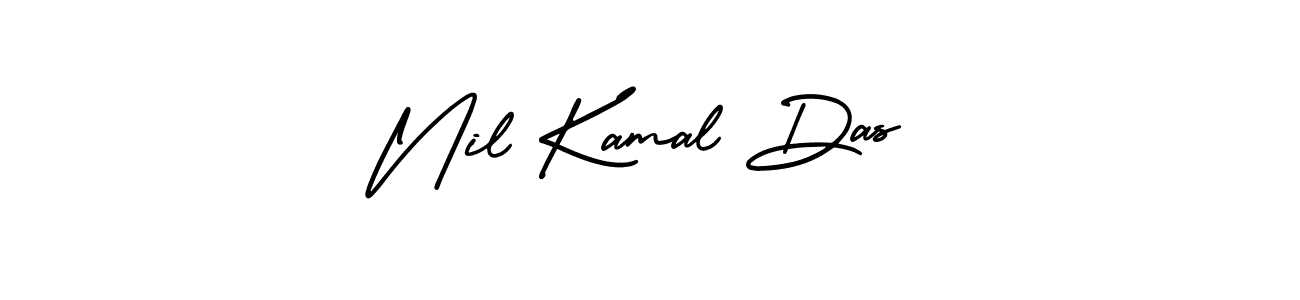 Make a beautiful signature design for name Nil Kamal Das. With this signature (AmerikaSignatureDemo-Regular) style, you can create a handwritten signature for free. Nil Kamal Das signature style 3 images and pictures png