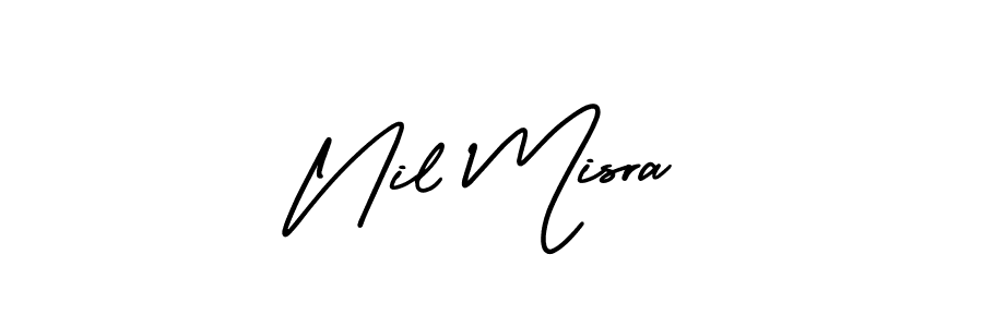 How to Draw Nil Misra signature style? AmerikaSignatureDemo-Regular is a latest design signature styles for name Nil Misra. Nil Misra signature style 3 images and pictures png