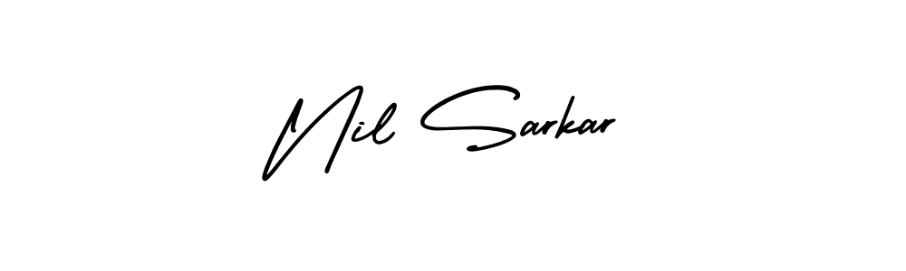 Create a beautiful signature design for name Nil Sarkar. With this signature (AmerikaSignatureDemo-Regular) fonts, you can make a handwritten signature for free. Nil Sarkar signature style 3 images and pictures png