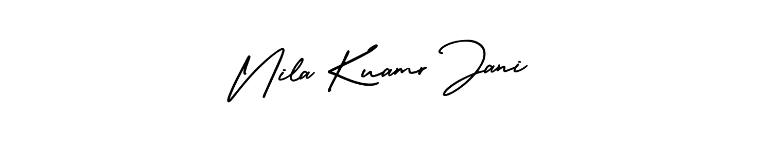 Make a beautiful signature design for name Nila Kuamr Jani. Use this online signature maker to create a handwritten signature for free. Nila Kuamr Jani signature style 3 images and pictures png