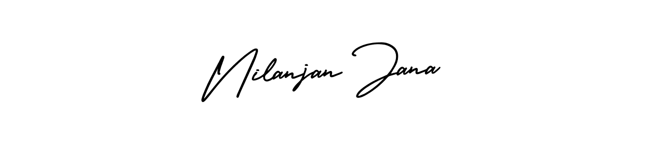Create a beautiful signature design for name Nilanjan Jana. With this signature (AmerikaSignatureDemo-Regular) fonts, you can make a handwritten signature for free. Nilanjan Jana signature style 3 images and pictures png