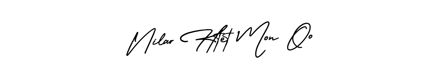 Make a beautiful signature design for name Nilar Htet Mon Oo. Use this online signature maker to create a handwritten signature for free. Nilar Htet Mon Oo signature style 3 images and pictures png