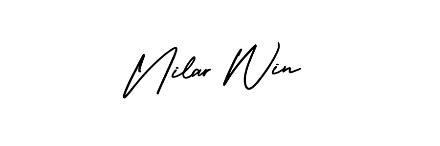 Once you've used our free online signature maker to create your best signature AmerikaSignatureDemo-Regular style, it's time to enjoy all of the benefits that Nilar Win name signing documents. Nilar Win signature style 3 images and pictures png