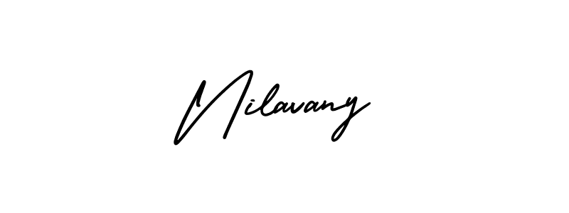 Also You can easily find your signature by using the search form. We will create Nilavany name handwritten signature images for you free of cost using AmerikaSignatureDemo-Regular sign style. Nilavany signature style 3 images and pictures png