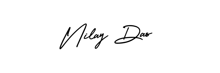 AmerikaSignatureDemo-Regular is a professional signature style that is perfect for those who want to add a touch of class to their signature. It is also a great choice for those who want to make their signature more unique. Get Nilay Das name to fancy signature for free. Nilay Das signature style 3 images and pictures png