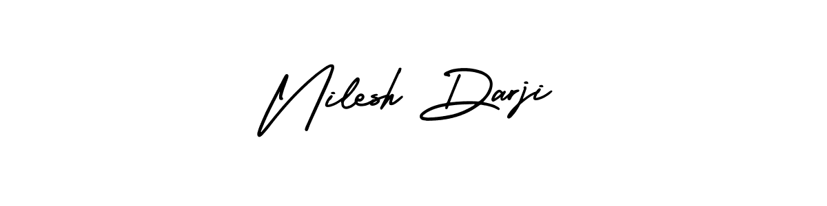 Best and Professional Signature Style for Nilesh Darji. AmerikaSignatureDemo-Regular Best Signature Style Collection. Nilesh Darji signature style 3 images and pictures png