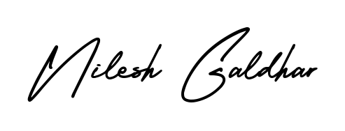 Enhance your business communications with Nilesh Galdhar signature in AmerikaSignatureDemo-Regular lettering. Clean, modern, and universally compatible. Nilesh Galdhar signature style 3 images and pictures png