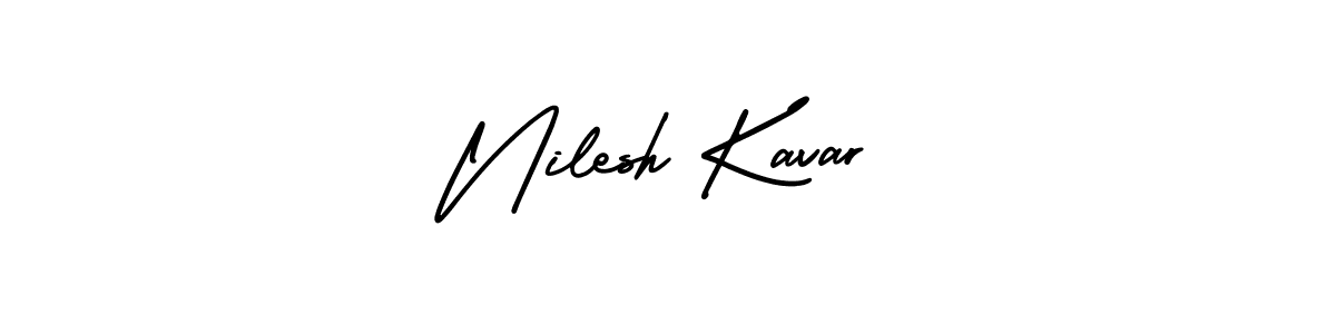 if you are searching for the best signature style for your name Nilesh Kavar. so please give up your signature search. here we have designed multiple signature styles  using AmerikaSignatureDemo-Regular. Nilesh Kavar signature style 3 images and pictures png