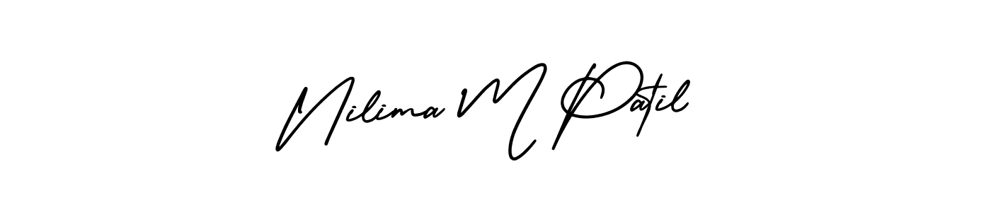 Also we have Nilima M Patil name is the best signature style. Create professional handwritten signature collection using AmerikaSignatureDemo-Regular autograph style. Nilima M Patil signature style 3 images and pictures png