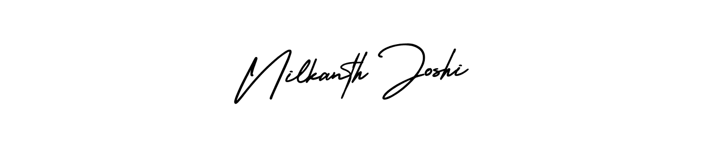 Make a beautiful signature design for name Nilkanth Joshi. With this signature (AmerikaSignatureDemo-Regular) style, you can create a handwritten signature for free. Nilkanth Joshi signature style 3 images and pictures png