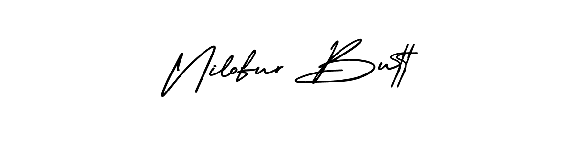 Best and Professional Signature Style for Nilofur Butt. AmerikaSignatureDemo-Regular Best Signature Style Collection. Nilofur Butt signature style 3 images and pictures png