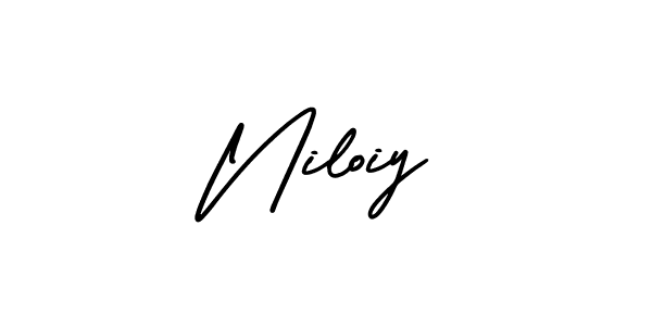 Also You can easily find your signature by using the search form. We will create Niloiy name handwritten signature images for you free of cost using AmerikaSignatureDemo-Regular sign style. Niloiy signature style 3 images and pictures png
