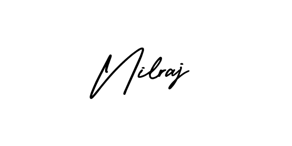 How to Draw Nilraj signature style? AmerikaSignatureDemo-Regular is a latest design signature styles for name Nilraj. Nilraj signature style 3 images and pictures png