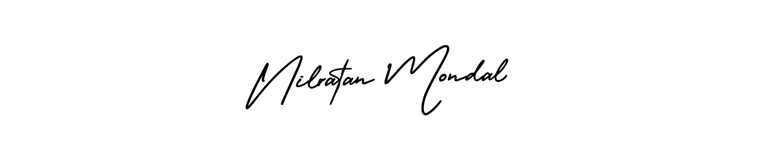 This is the best signature style for the Nilratan Mondal name. Also you like these signature font (AmerikaSignatureDemo-Regular). Mix name signature. Nilratan Mondal signature style 3 images and pictures png