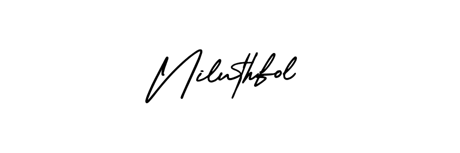 Also You can easily find your signature by using the search form. We will create Niluthfol name handwritten signature images for you free of cost using AmerikaSignatureDemo-Regular sign style. Niluthfol signature style 3 images and pictures png
