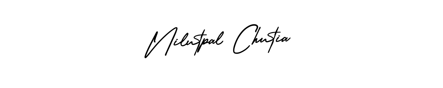 How to make Nilutpal Chutia signature? AmerikaSignatureDemo-Regular is a professional autograph style. Create handwritten signature for Nilutpal Chutia name. Nilutpal Chutia signature style 3 images and pictures png