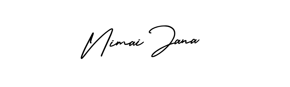 Also we have Nimai Jana name is the best signature style. Create professional handwritten signature collection using AmerikaSignatureDemo-Regular autograph style. Nimai Jana signature style 3 images and pictures png