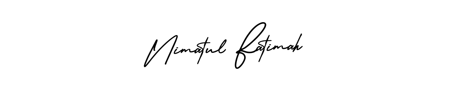 You can use this online signature creator to create a handwritten signature for the name Nimatul Fatimah. This is the best online autograph maker. Nimatul Fatimah signature style 3 images and pictures png