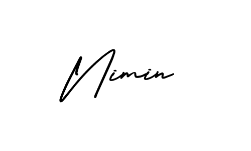 How to Draw Nimin signature style? AmerikaSignatureDemo-Regular is a latest design signature styles for name Nimin. Nimin signature style 3 images and pictures png