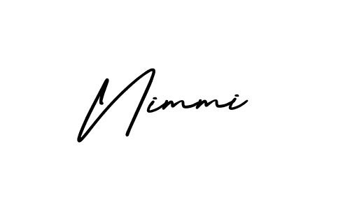 Make a short Nimmi signature style. Manage your documents anywhere anytime using AmerikaSignatureDemo-Regular. Create and add eSignatures, submit forms, share and send files easily. Nimmi signature style 3 images and pictures png