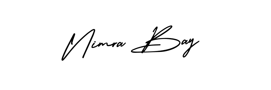 Also we have Nimra Bay name is the best signature style. Create professional handwritten signature collection using AmerikaSignatureDemo-Regular autograph style. Nimra Bay signature style 3 images and pictures png