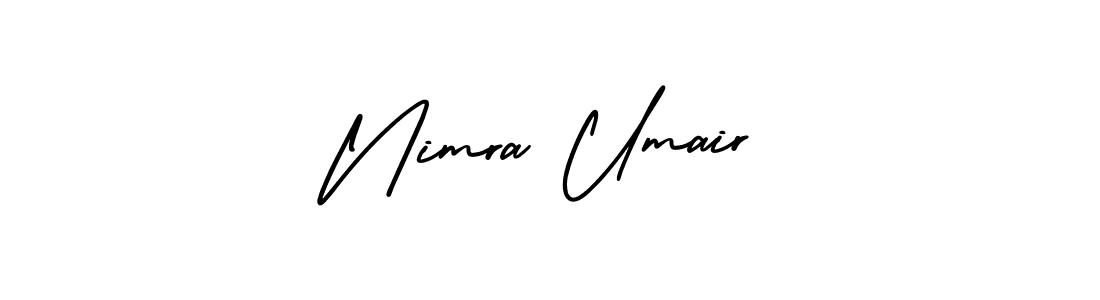How to make Nimra Umair signature? AmerikaSignatureDemo-Regular is a professional autograph style. Create handwritten signature for Nimra Umair name. Nimra Umair signature style 3 images and pictures png